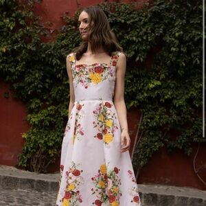 Damaris Bailey Maribel floral midi dress
